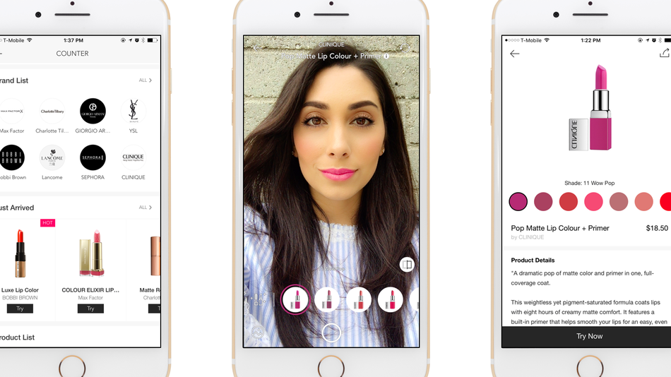 Phone app gives you a virtual makeup counter to try on lipsticks