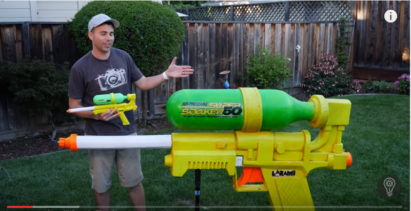 Ex-Rocket Scientist Builds World’s Largest and Most Powerful Super Soaker