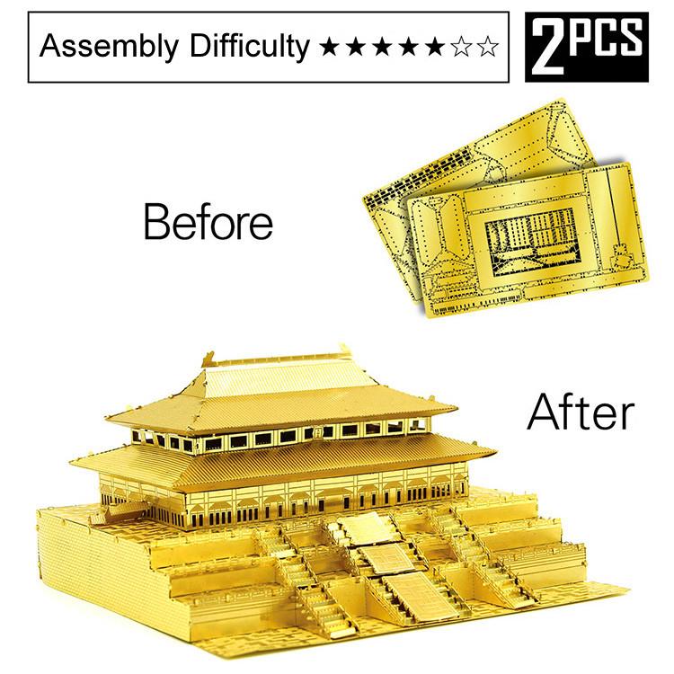 3D Metal Puzzle Forbidden City Model Kit