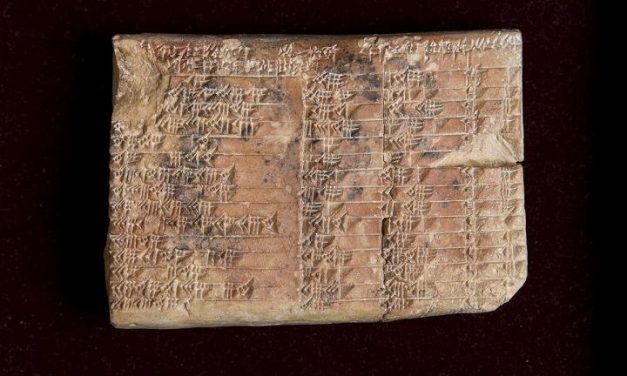 Ancient Babylonian Clay Tablet is World’s Oldest Trigonometric Table