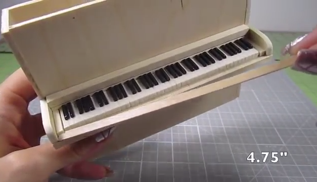 How to Make a Beautiful DIY Miniature Piano or Violin